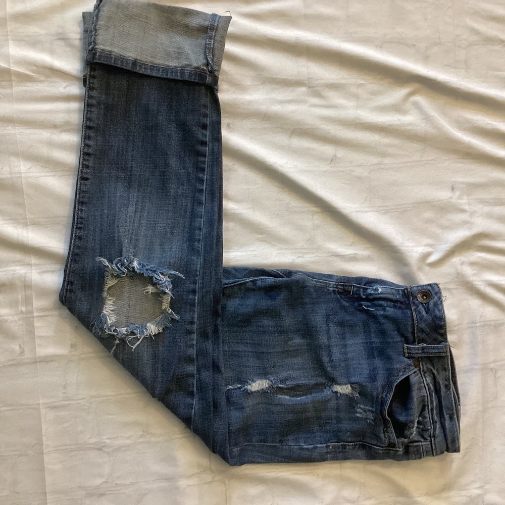 REFUGE DISTRESSED JEANS ( Size: 13Long)